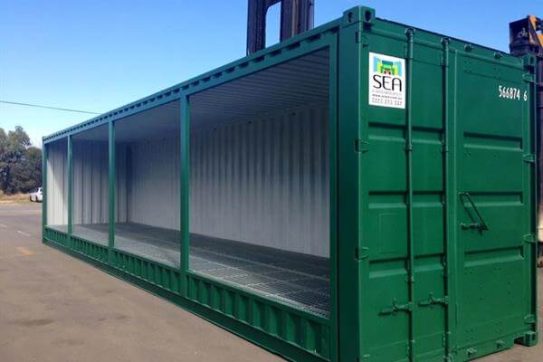 40ft High Cube Open Side Shipping Containers 14 40ft High Cube Open Side Shipping Containers 14